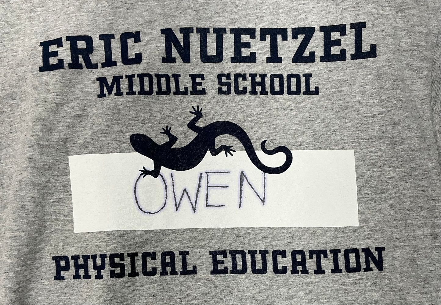 Middle School PE T-Shirts Me Apple TV Series (2024) Y'allywood Props YM Owen