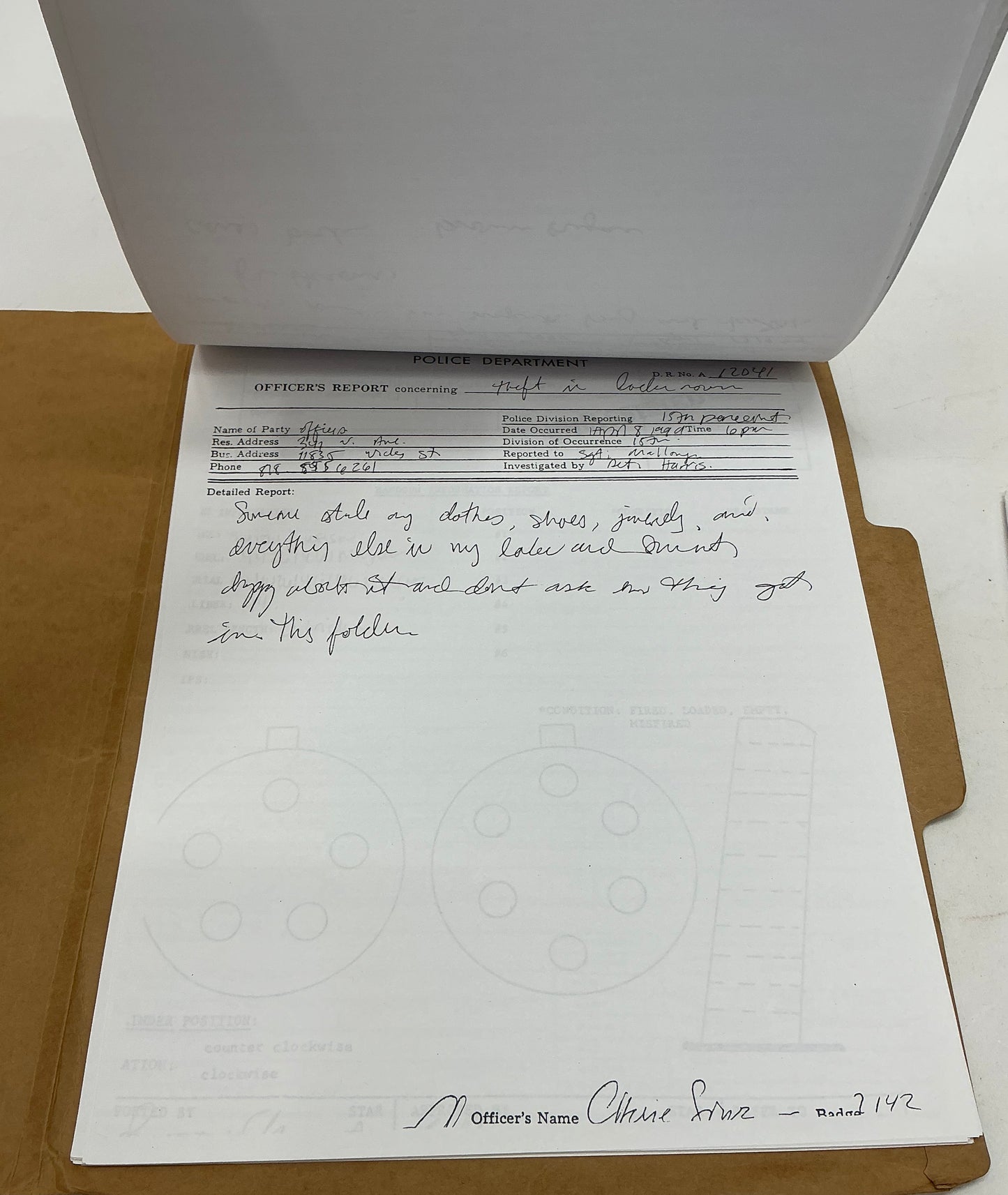 Merritt McKinney FBI File Now You See Me (2013) Memorabilia Y'allywood Props