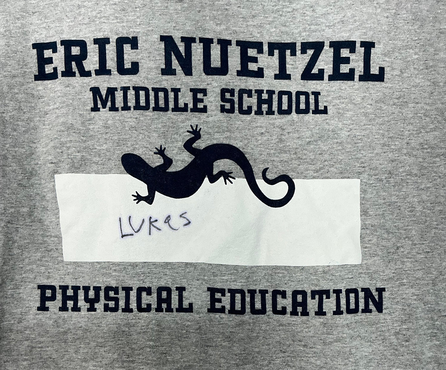 Middle School PE T-Shirts Me Apple TV Series (2024) Y'allywood Props YL Lukes