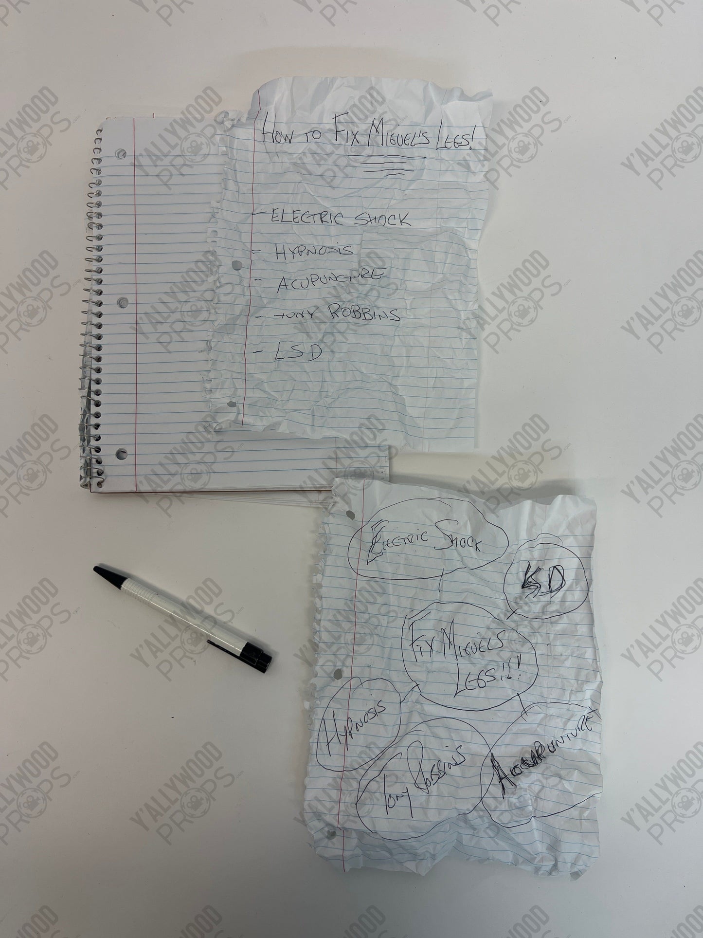 Johnny’s Notebook S3E5 Cobra Kai Movie Prop Y'allywood Props