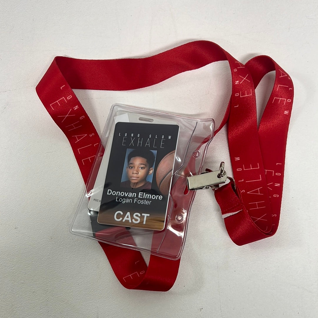Long Slow Exhale Cast ID Badges Movie Prop Y'allywood Props Donovan Elmore