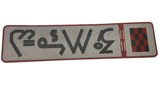 Shiruta License Plates Black Adam (2022) Movie Prop Y'allywood Props License Plate 2