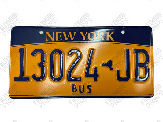 Bus License Plate Coming 2 America (2021) Movie Prop Y'allywood Props Plate 1