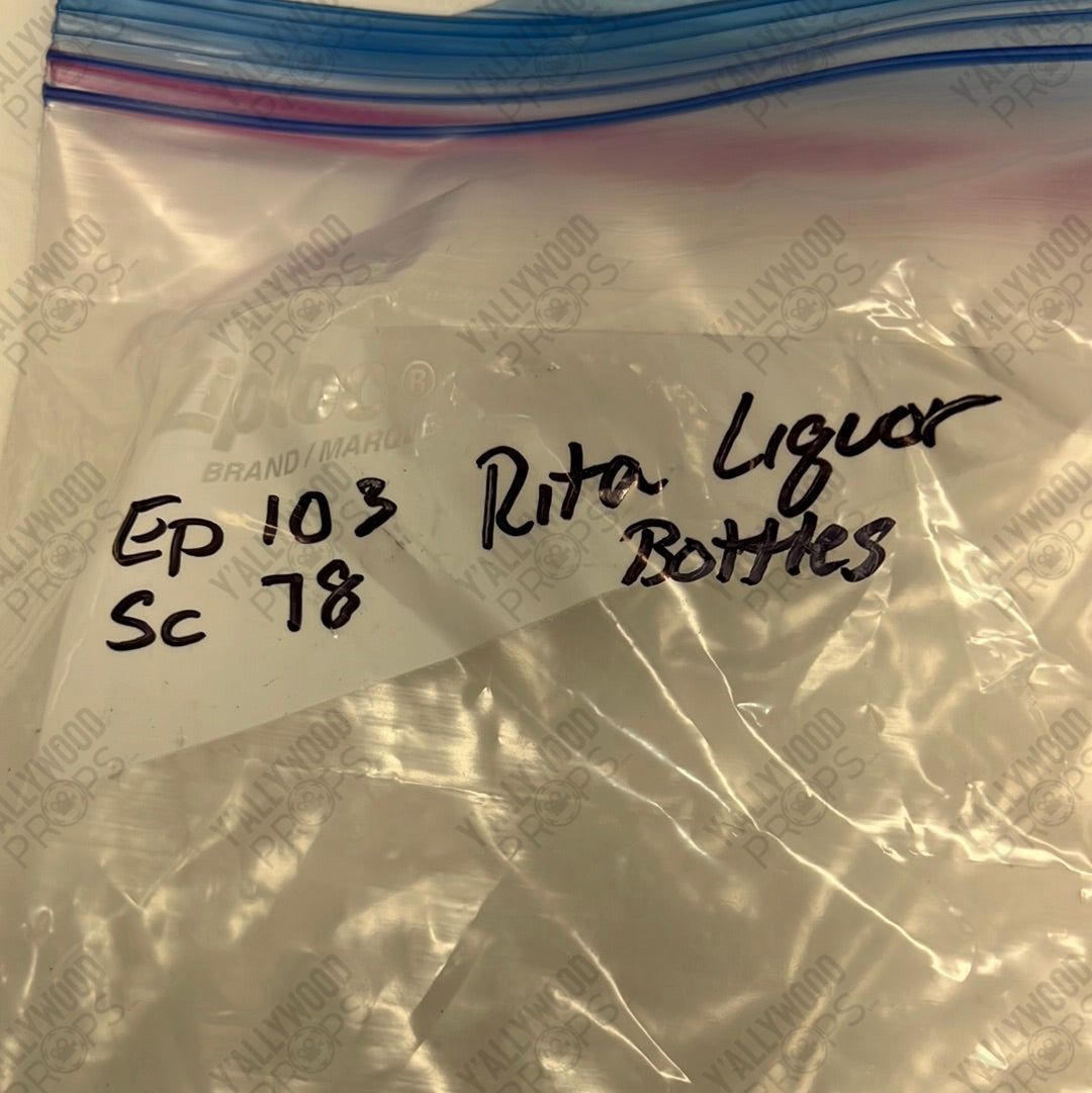 Rita’s Liquor Bottles S1E3 Doom Patrol Movie Prop Y'allywood Props