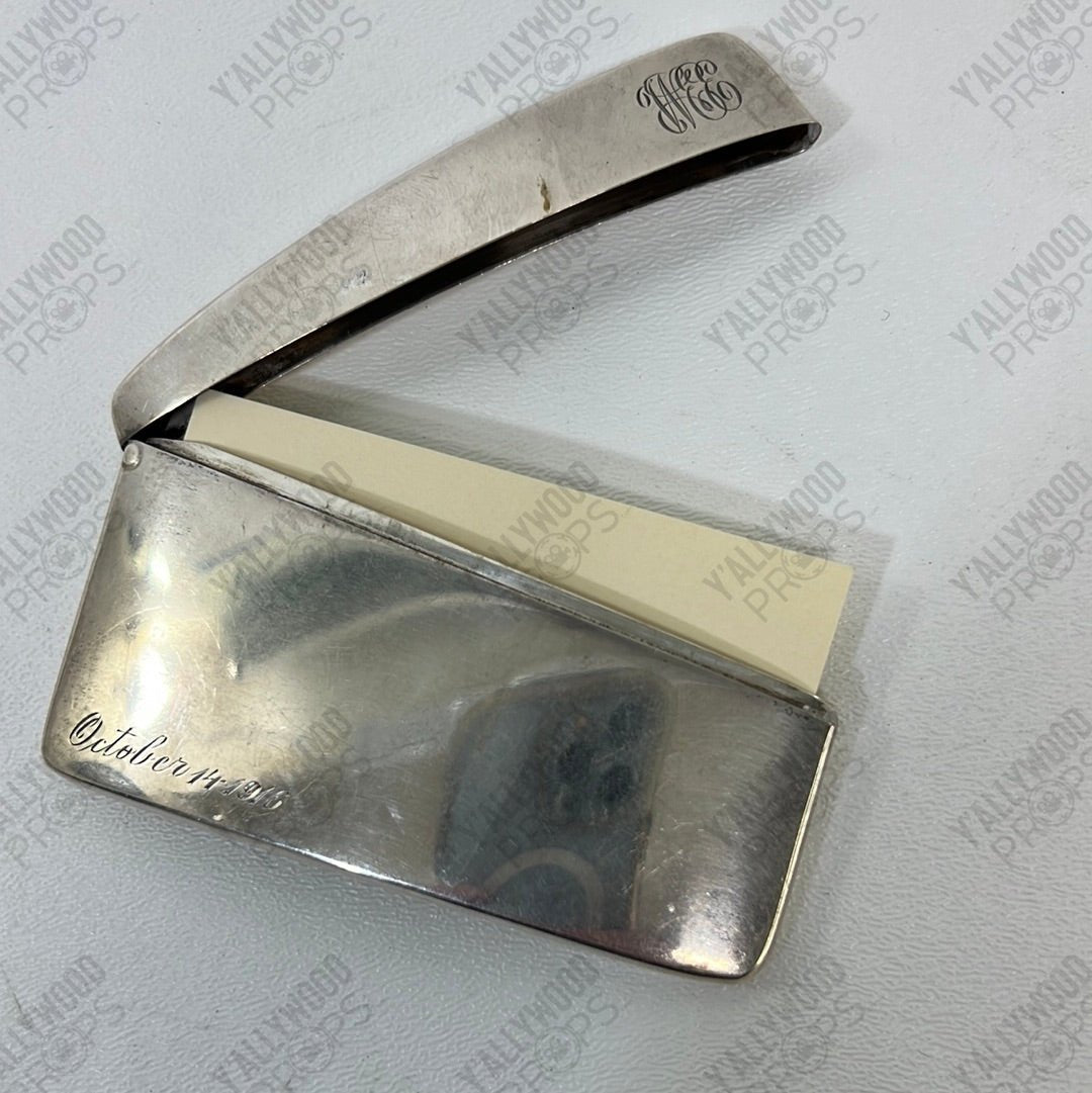 Detective William Burns Business Card Case Killers of the Flower Moon Movie Prop Y'allywood Props