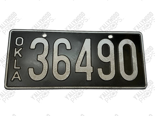 License Plate Killers of the Flower Moon (2023) Y'allywood Props 34