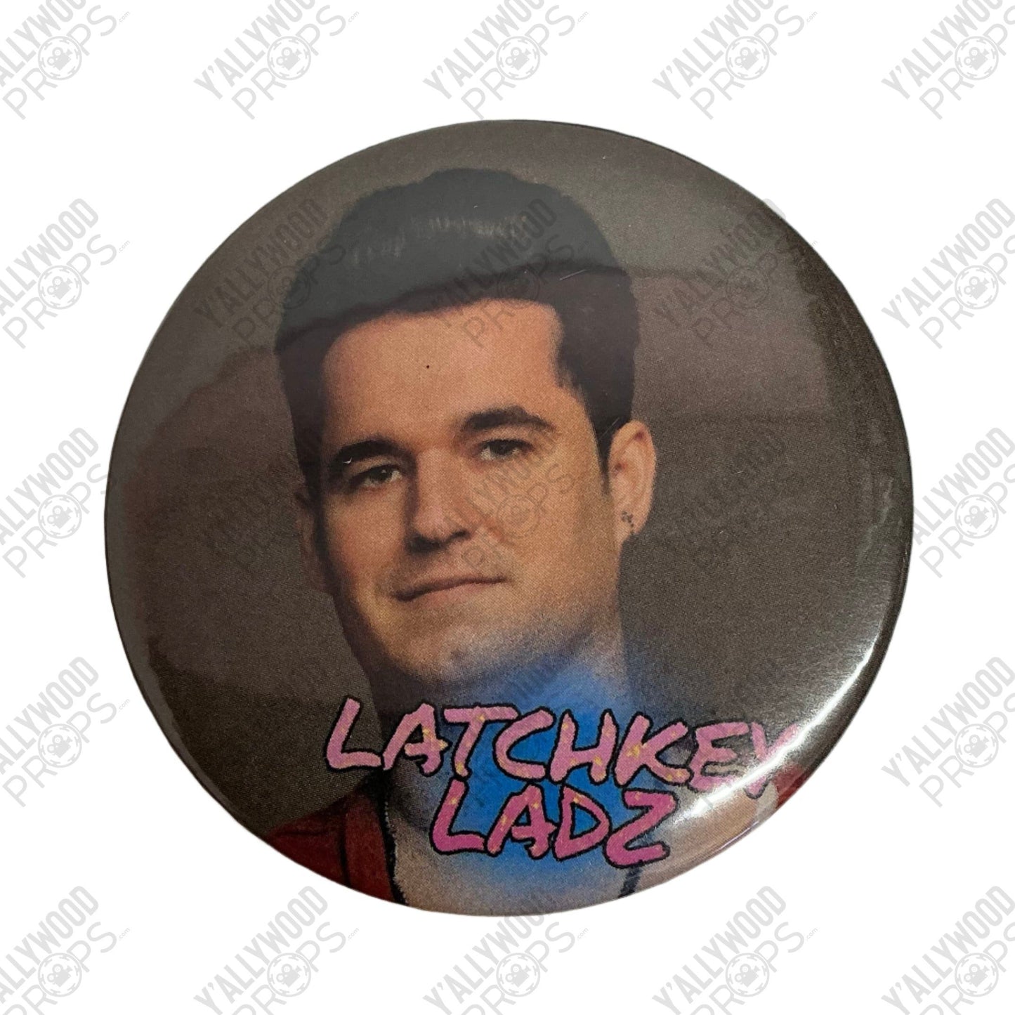Cass' Latchkey Ladz buttons The Big Door Prize (2023-2024) Movie Prop Y'allywood Props 2" Pin 3