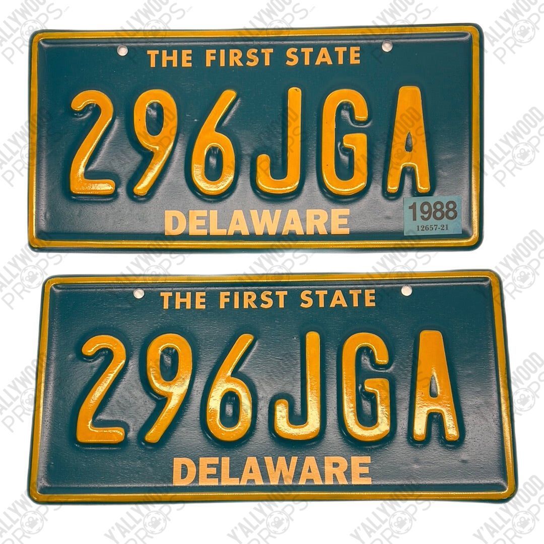 Delaware License Plates Just Mercy Movie Prop Y'allywood Props 296JGA