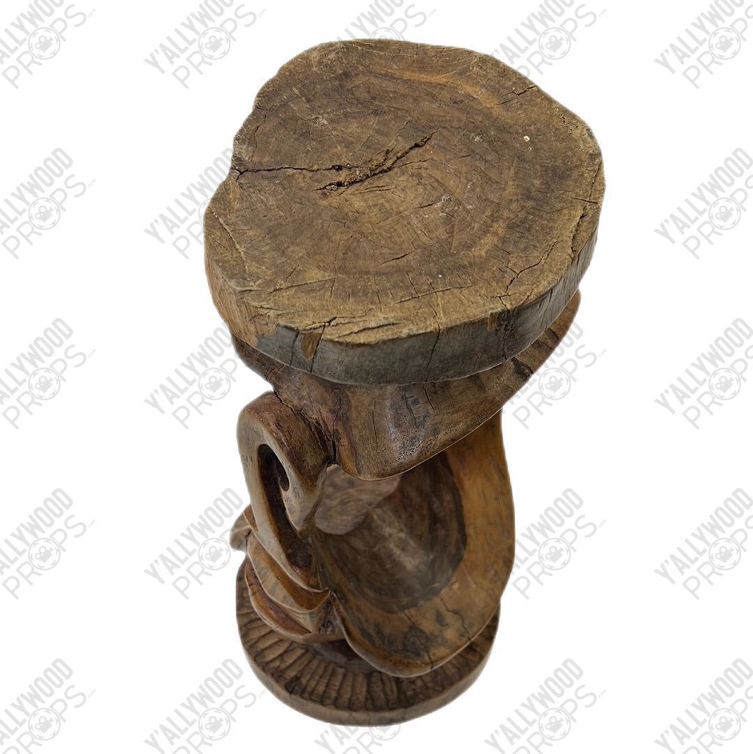 Black Panther African Elephant Table from T’Challas Quarters Movie Prop Y'allywood Props