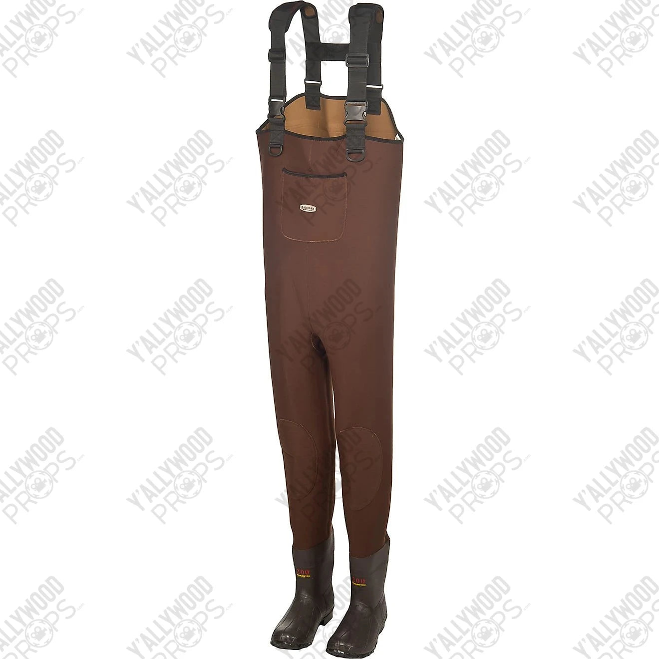 Neoprene Bootfoot Waders Red Notice (2021) Wardrobe Y'allywood Props