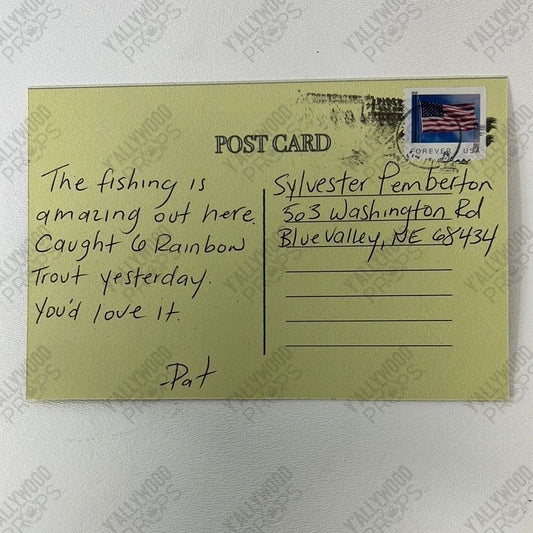 Yellowstone Postcard S3 E1 Stargirl Movie Prop Y'allywood Props