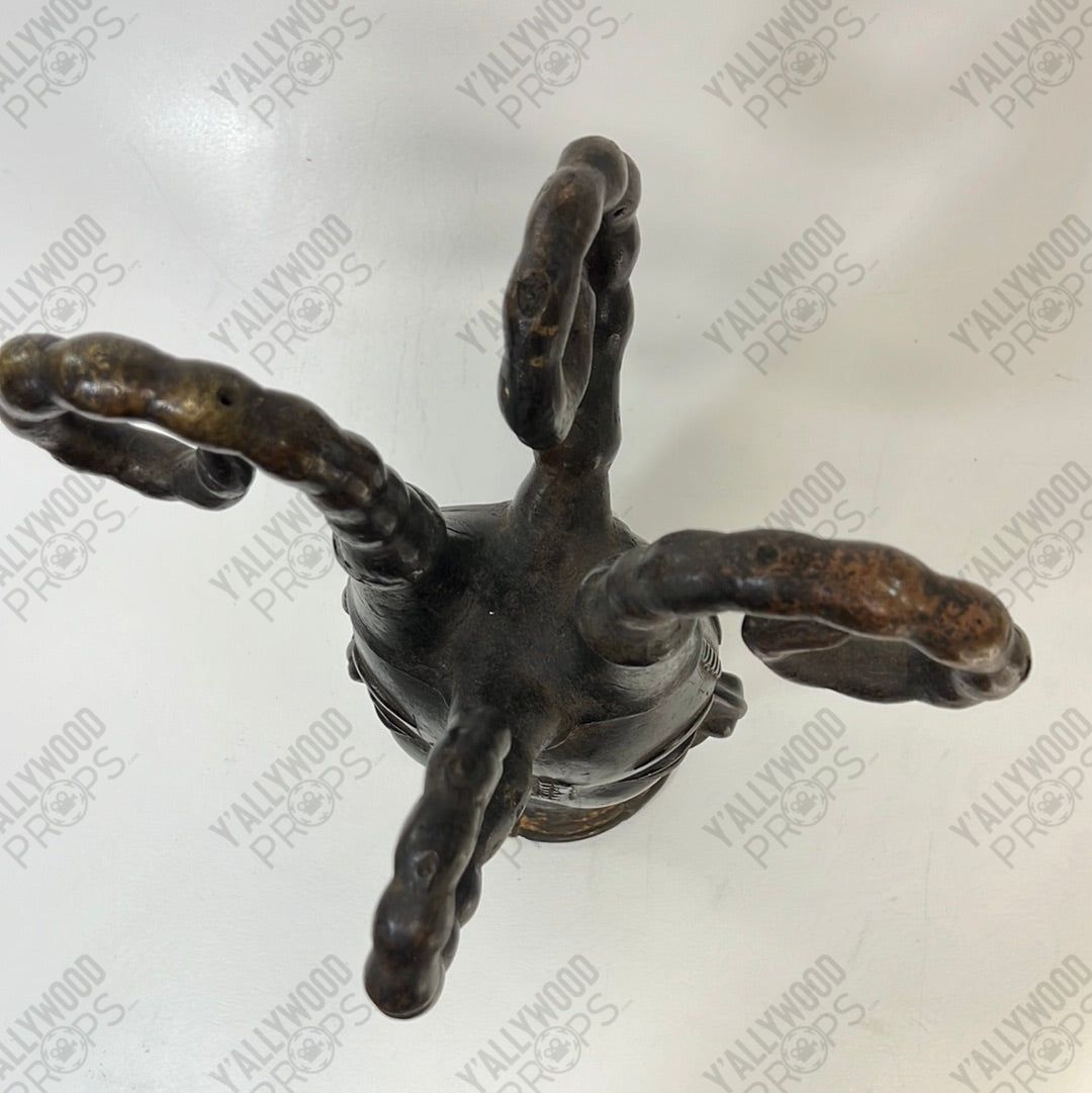 African Bronze Statue from T’Challas Quarters Movie Prop Y'allywood Props