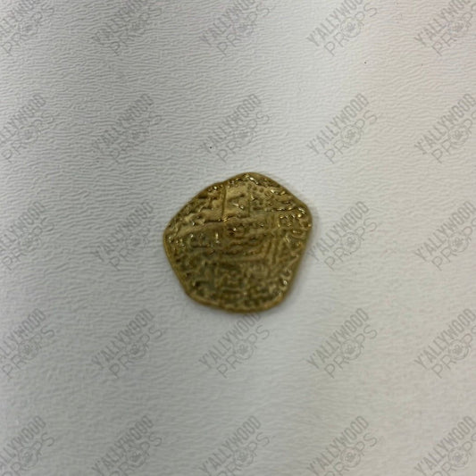 Gold Coin from Treasue Vault Jumanji: Next Level Movie Prop Y'allywood Props