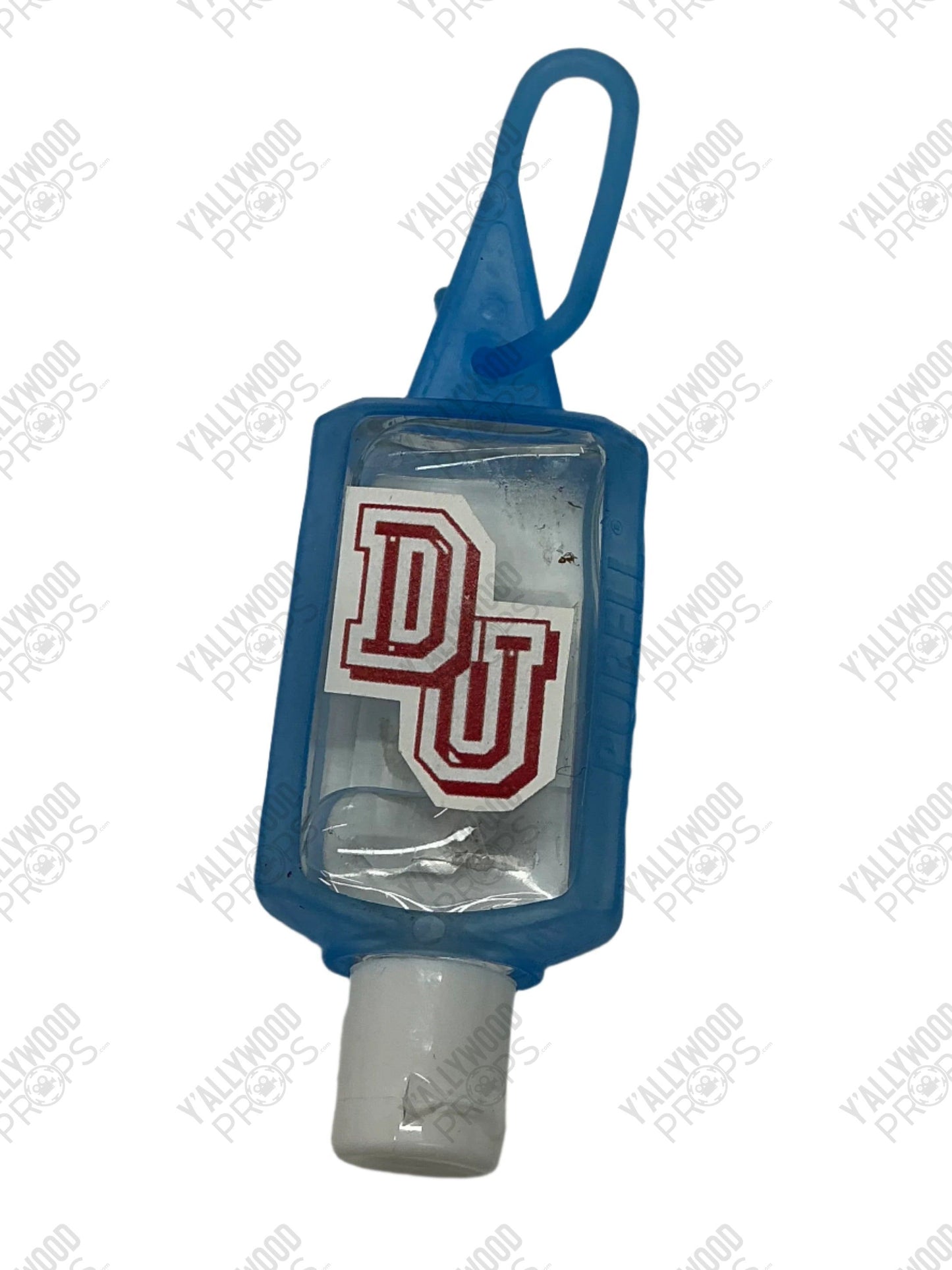 Decatur University Hand Sanitizer Life of the Party (2018) Movie Prop Y'allywood Props Blue DU