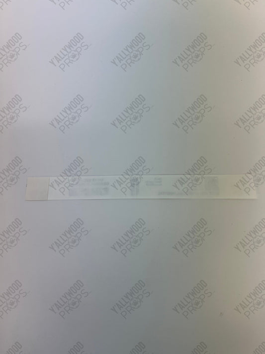 Miguel’s Unused Hospital Bracelet Cobra Kai Movie Prop Y'allywood Props