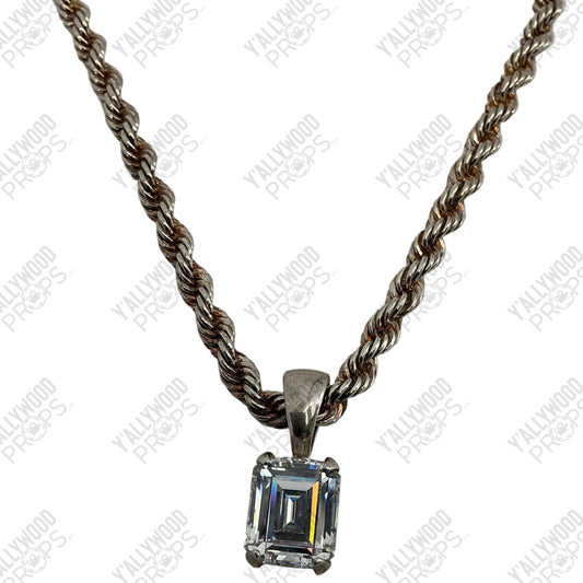 Jonathan Majors' Silver Chain Creed III (2023) Movie Prop Y'allywood Props