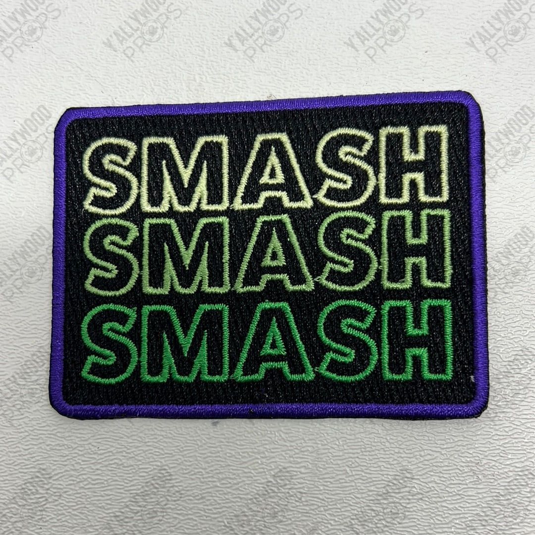 AvengerCon Patches Ms Marvel TV Show Movie Prop Y'allywood Props 3”x2.5” Smash Smash Smash