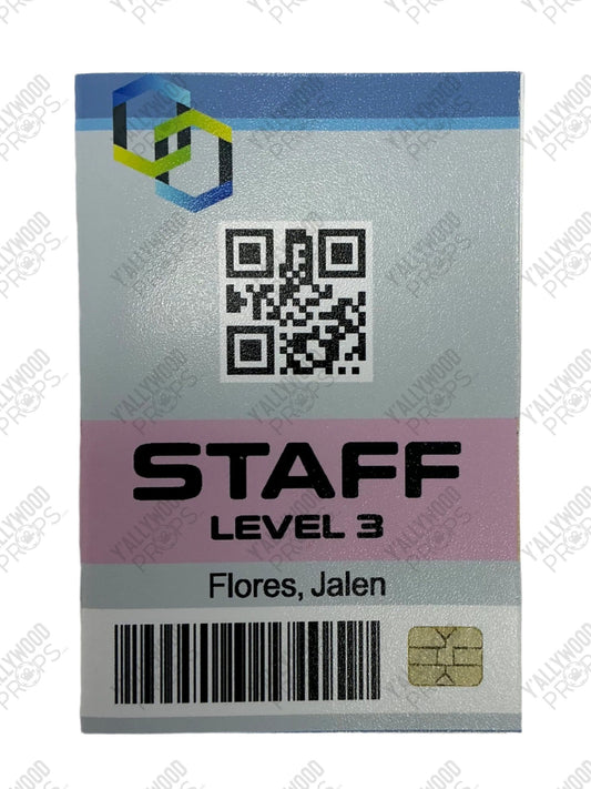 ID Access Badge Black Lightning (2018-2021) Movie Prop Y'allywood Props Jalen Flores