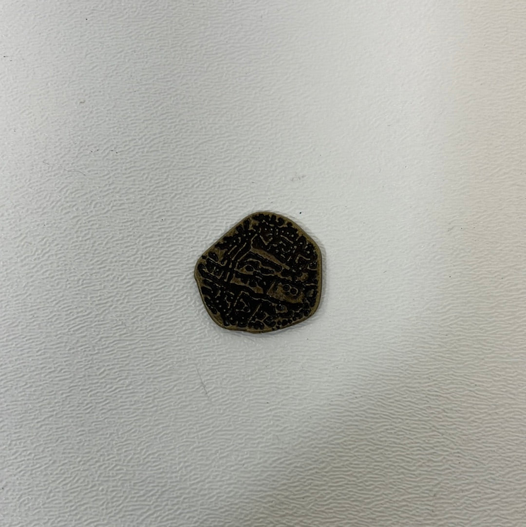 Aged Coin from Treasue Vault Jumanji: Next Level Movie Prop Y'allywood Props