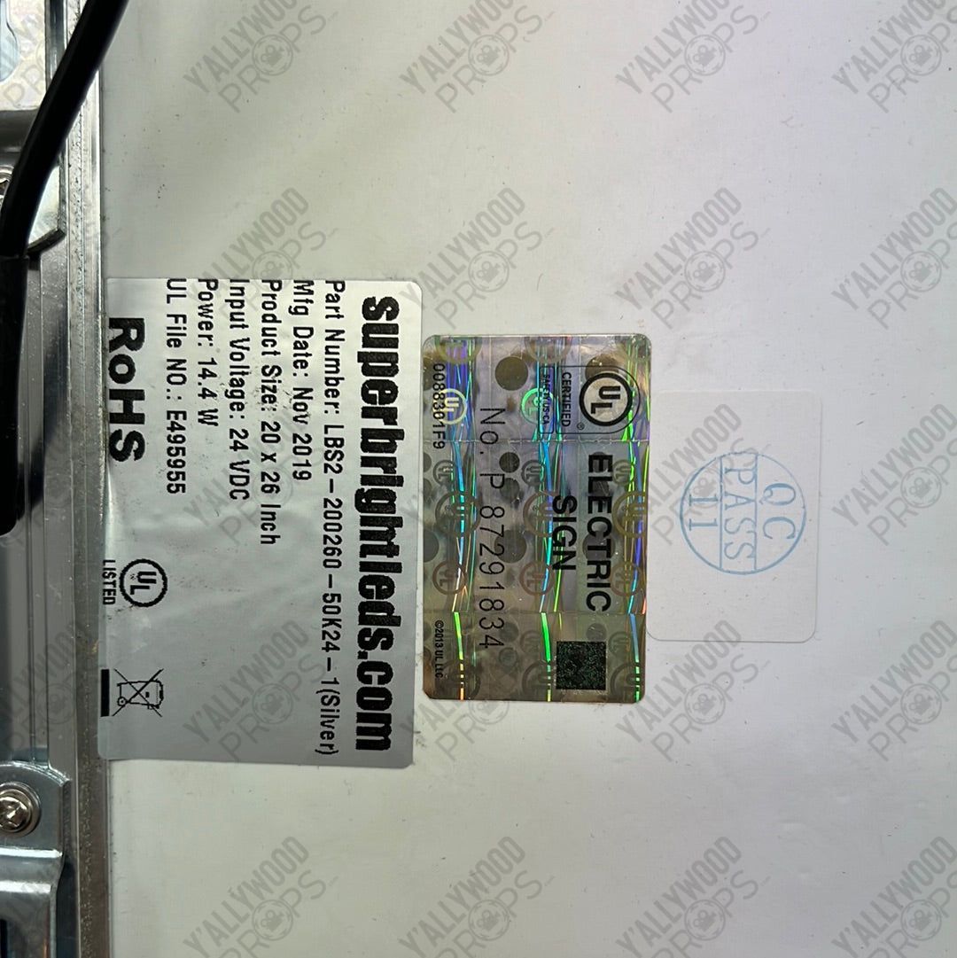 Bullet Train LED NSL Train Schedule Movie Prop Y'allywood Props