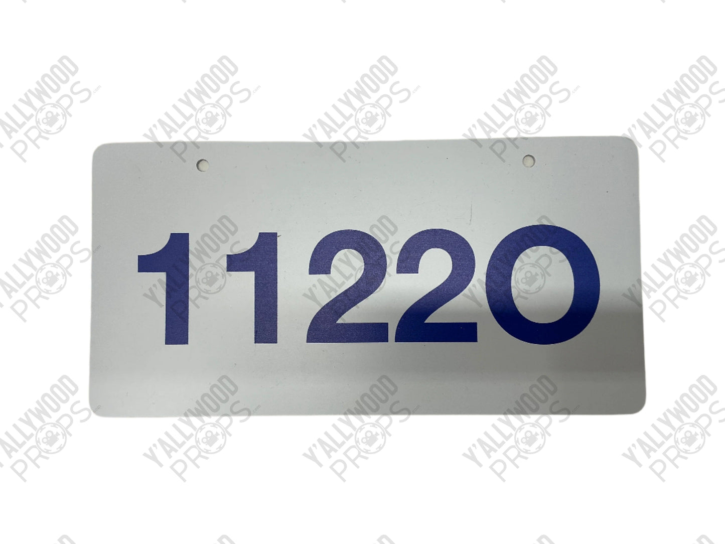 NYPD License Plate Coming 2 America (2021) Movie Prop Y'allywood Props License Plate 11220