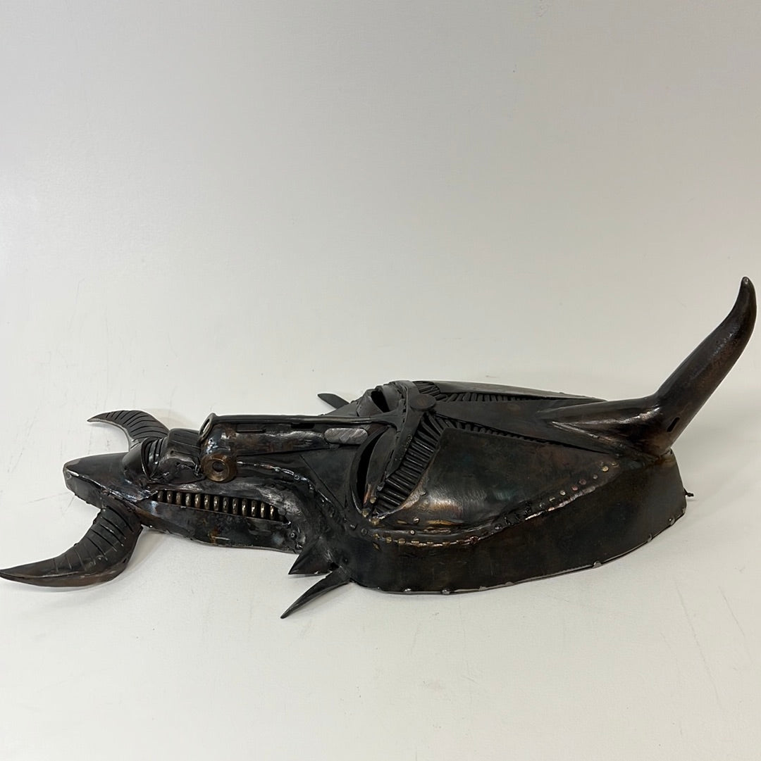 African Bronze Mask from T’Challas Quarters Black Panther Movie Prop Y'allywood Props