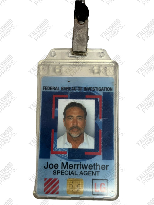 Jeffrey Dean Morgan, Joe Merriwether ID Badge Solace (2015) Movie Prop Y'allywood Props