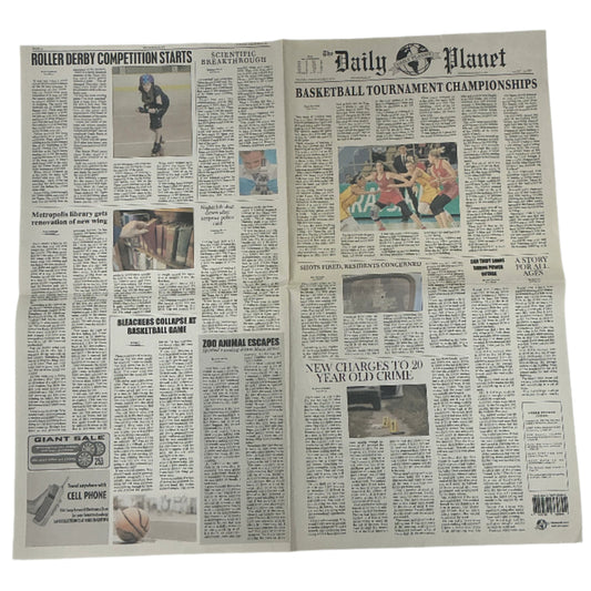 The Daily Planet Newspaper Superman & Lois (2021-2024) Movie Prop Y'allywood Props