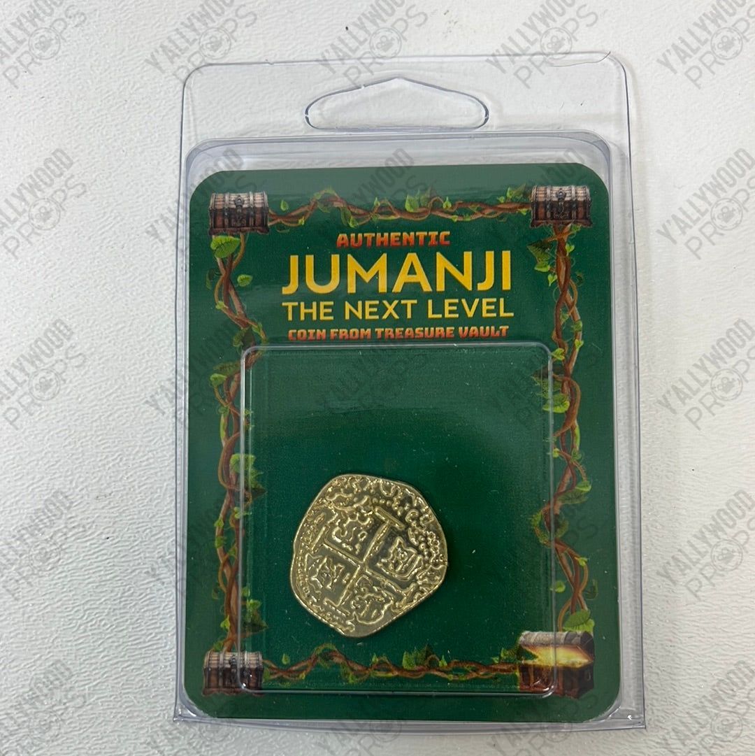 Gold Coin from Treasue Vault Jumanji: Next Level Movie Prop Y'allywood Props