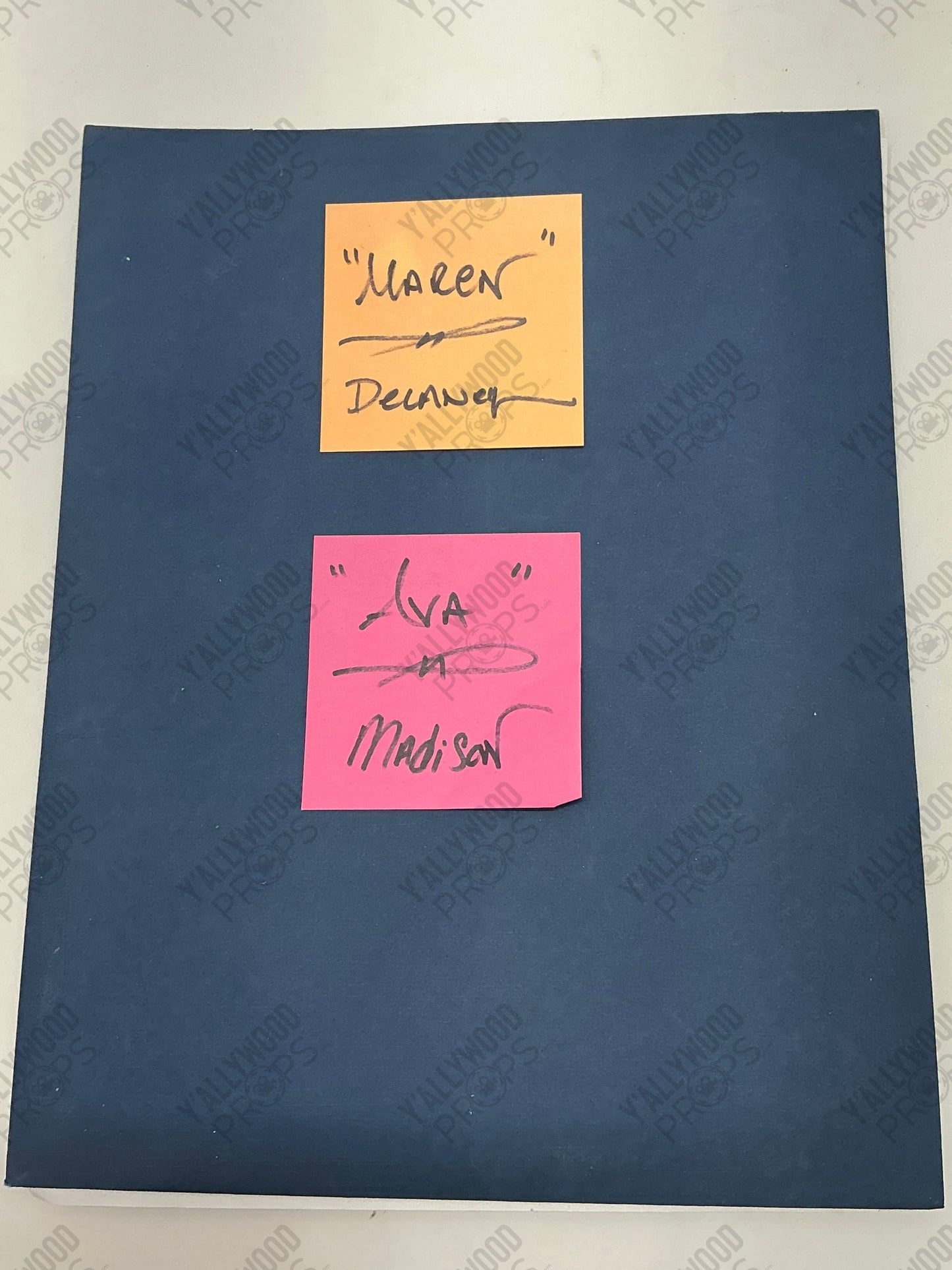 Ava & Maren's Artwork from The Beanie Bubble (2023) Movie Prop Y'allywood Props