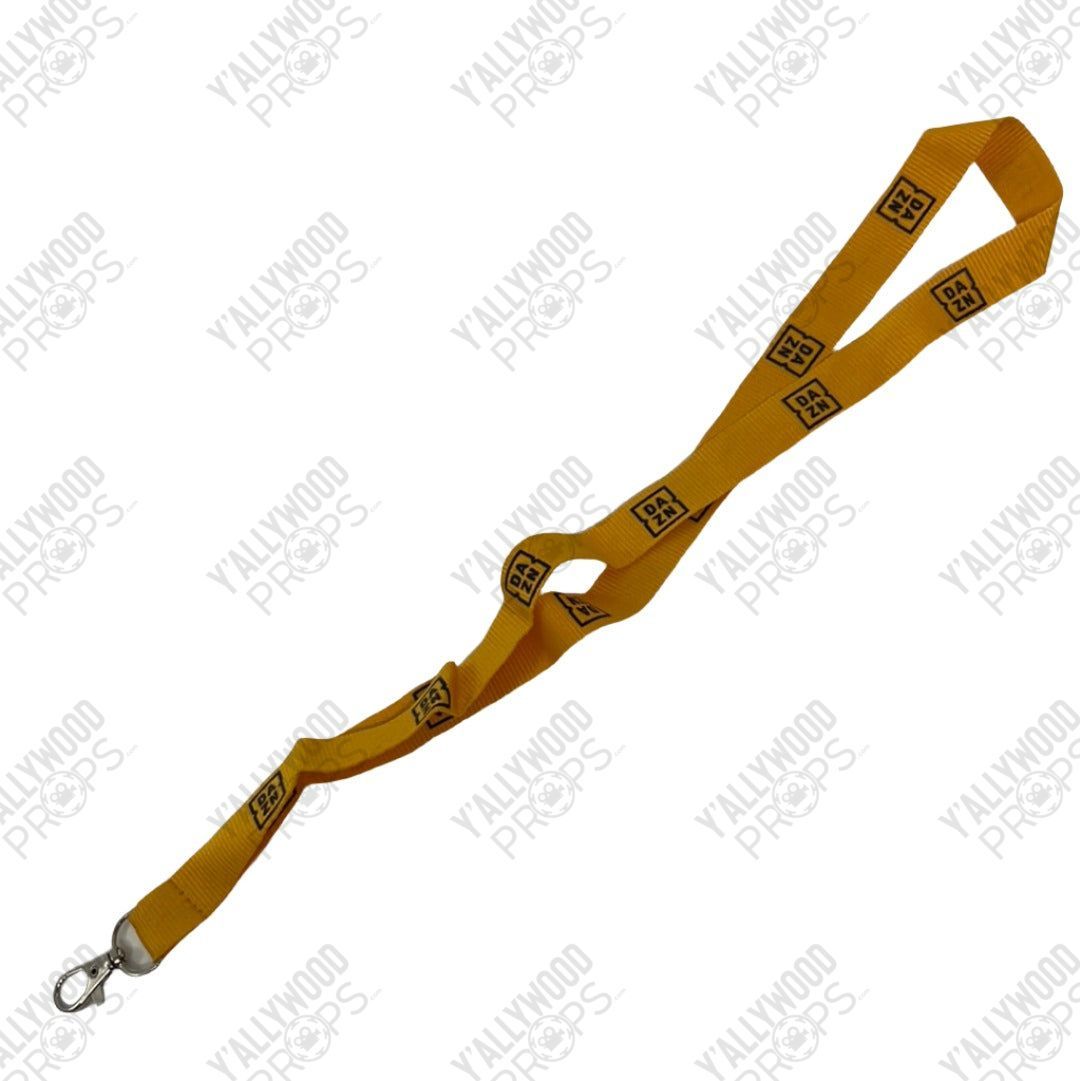 DAZN Lanyard from Creed 3 Movie Prop Y'allywood Props Mustard