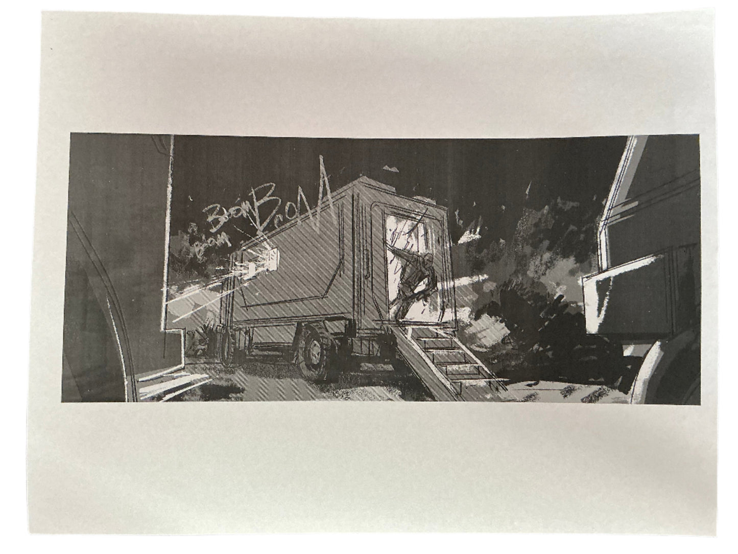 Storyboards Juarez Scene 115, 116, 119-136 Logan (2017)