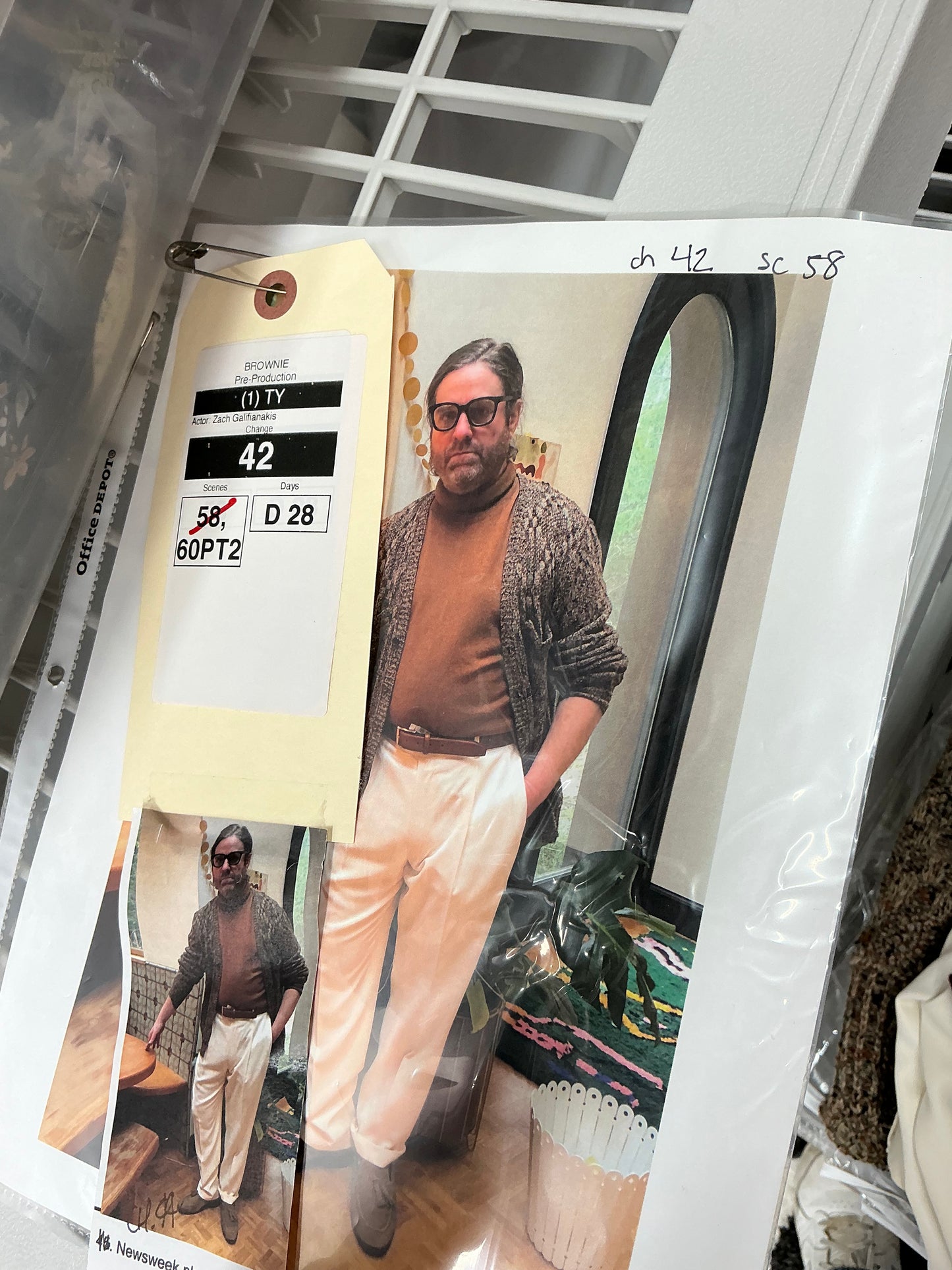 Zach Galifianakis Outfit The Beanie Bubble (2024) Movie Prop Y'allywood Props