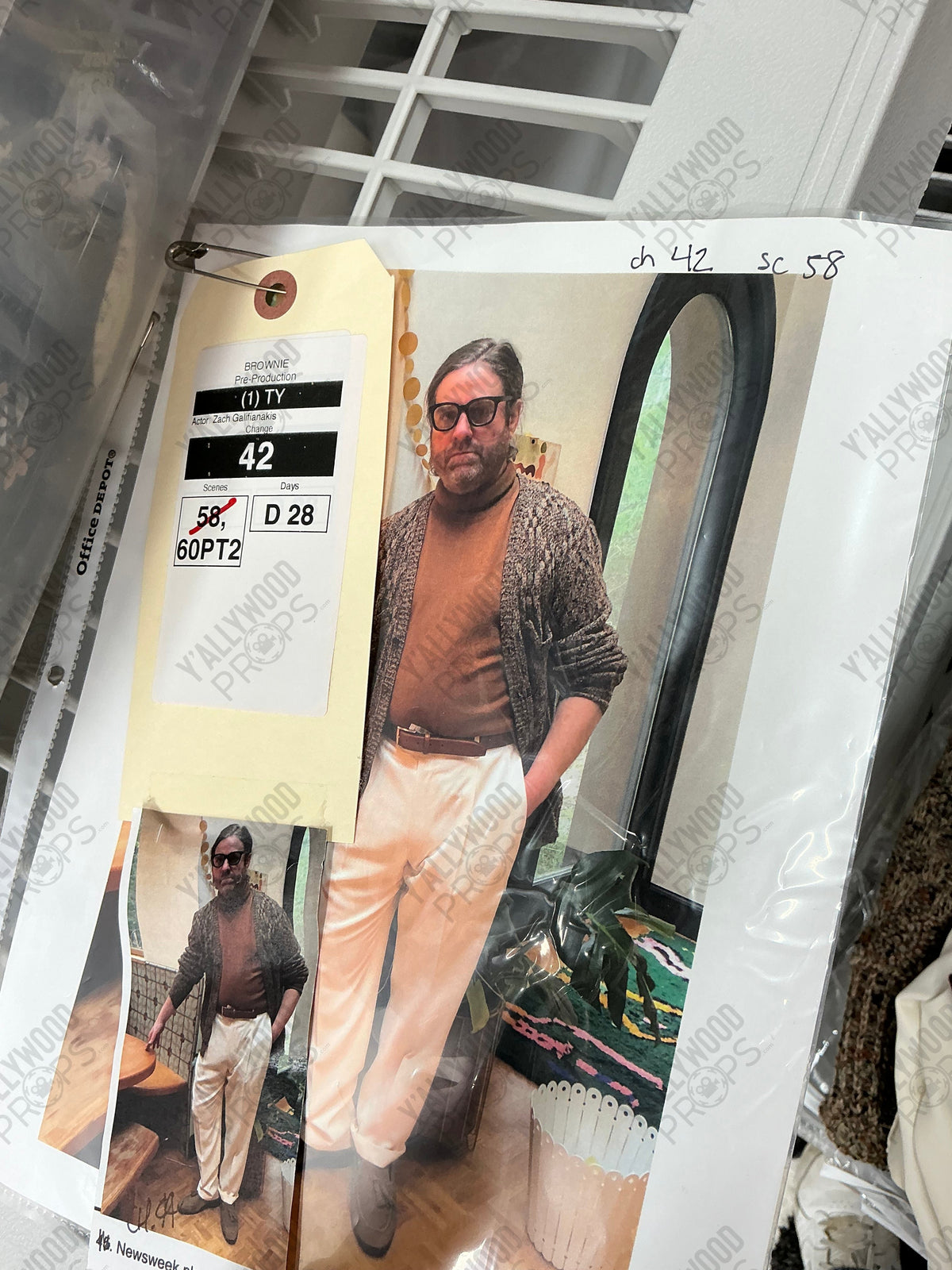 Zach Galifianakis Outfit The Beanie Bubble (2024) Wardrobe Y'allywood Props