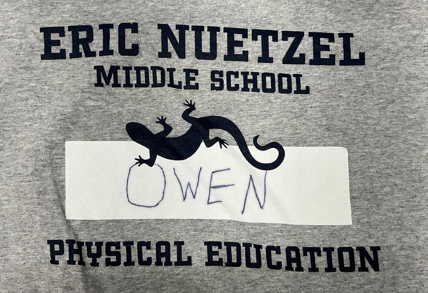 Middle School PE T-Shirts Me Apple TV Series (2024) Y'allywood Props YS Owen