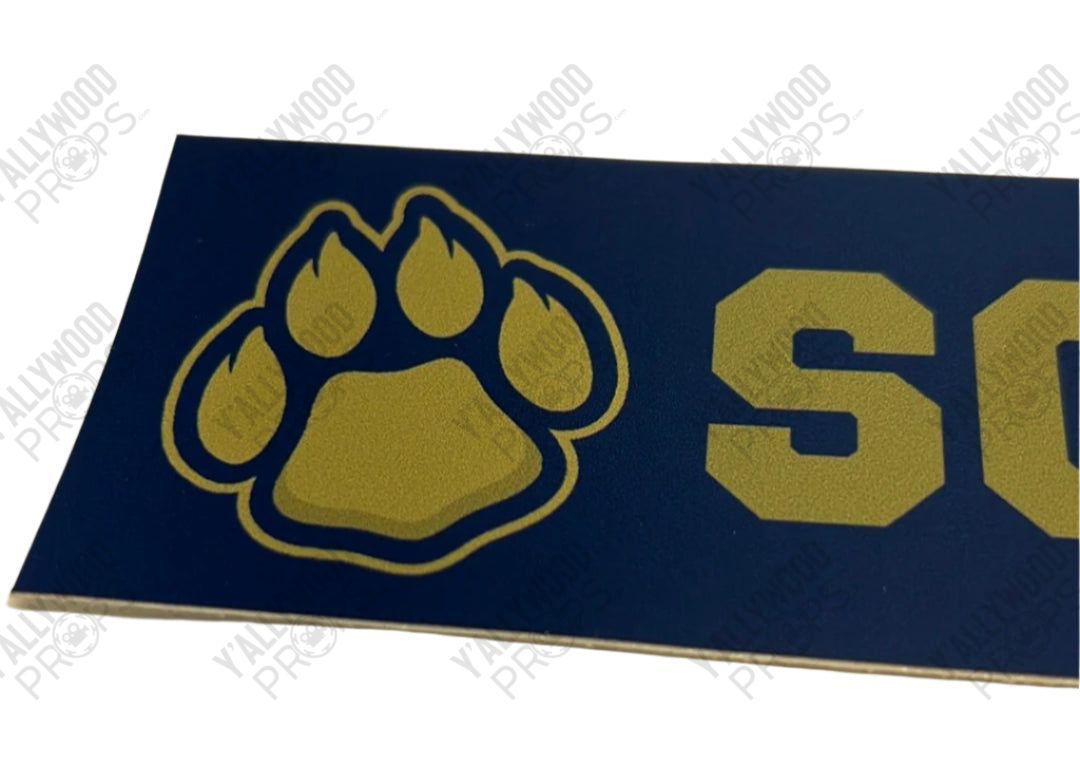 Southern Iowa University Sticker Family Plan w/ Mark Wahlberg Movie Prop Y'allywood Props
