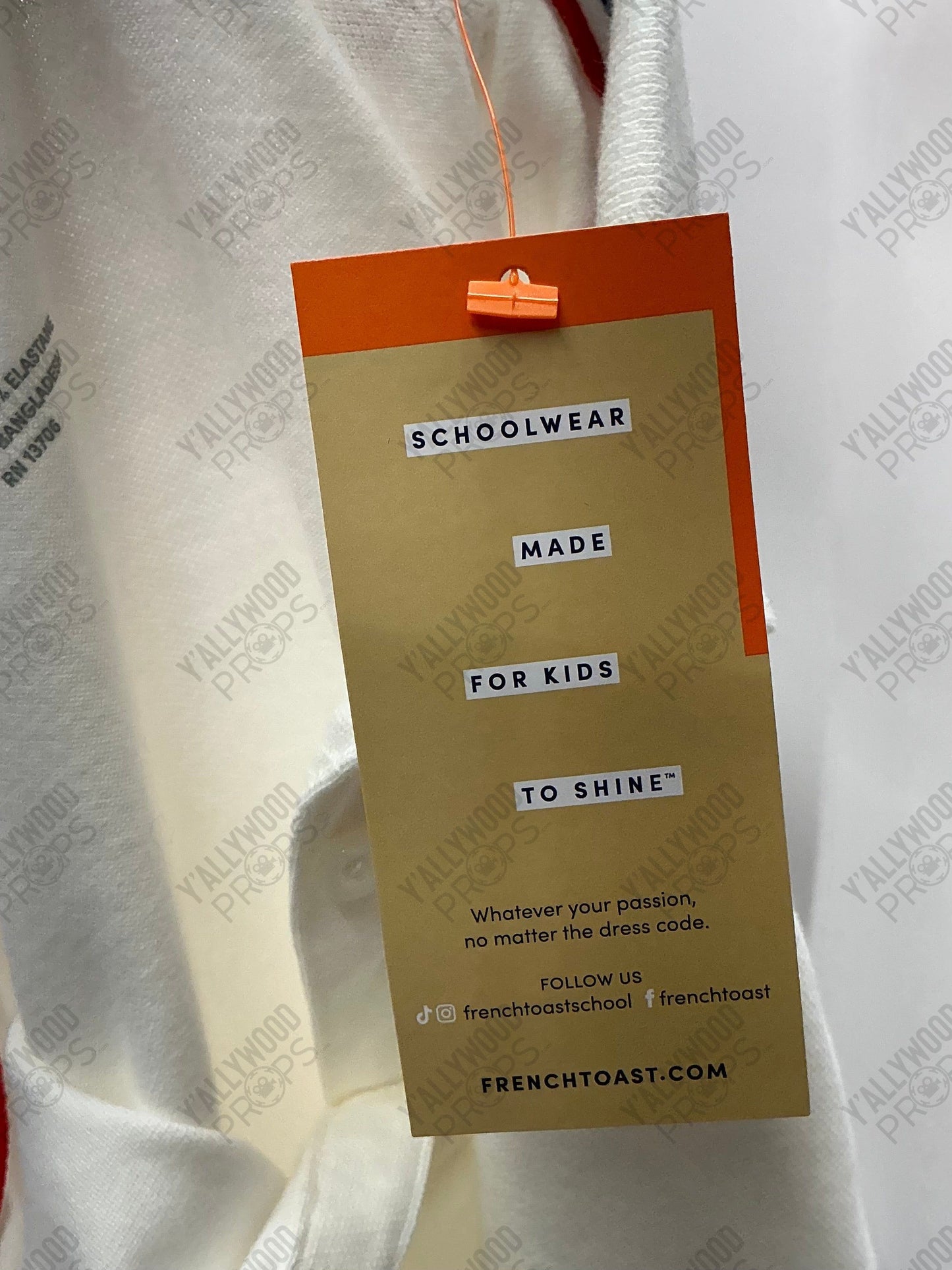 Izzy School Uniform Top The Idea of You (2024) Wearable Wardrobe Y'allywood Props