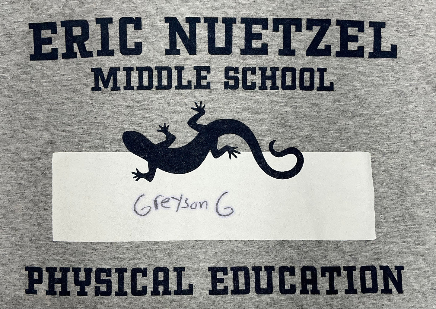Middle School PE T-Shirts Me Apple TV Series (2024) Y'allywood Props YM Greyson