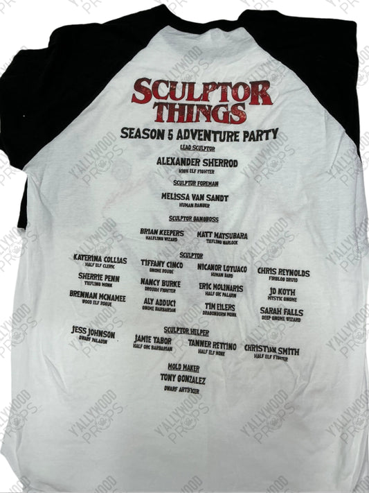 Stranger Things S5 Shirt Cast & Crew Gift Wearable Wardrobe Y'allywood Props