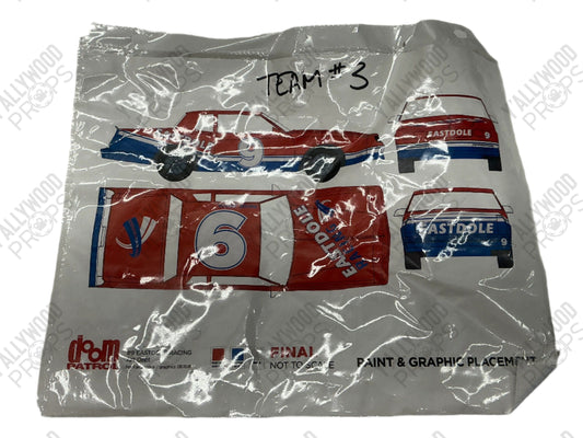 Eastdole Racecar Prop Design Sheet S1E1 Doom Patrol (2019) Movie Prop Y'allywood Props