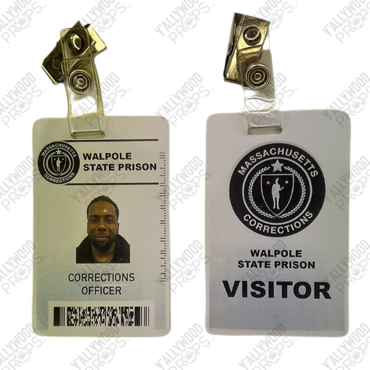 Walpole State Prison Correction’s Officer Badge Survivor’s Remorse Movie Prop Y'allywood Props