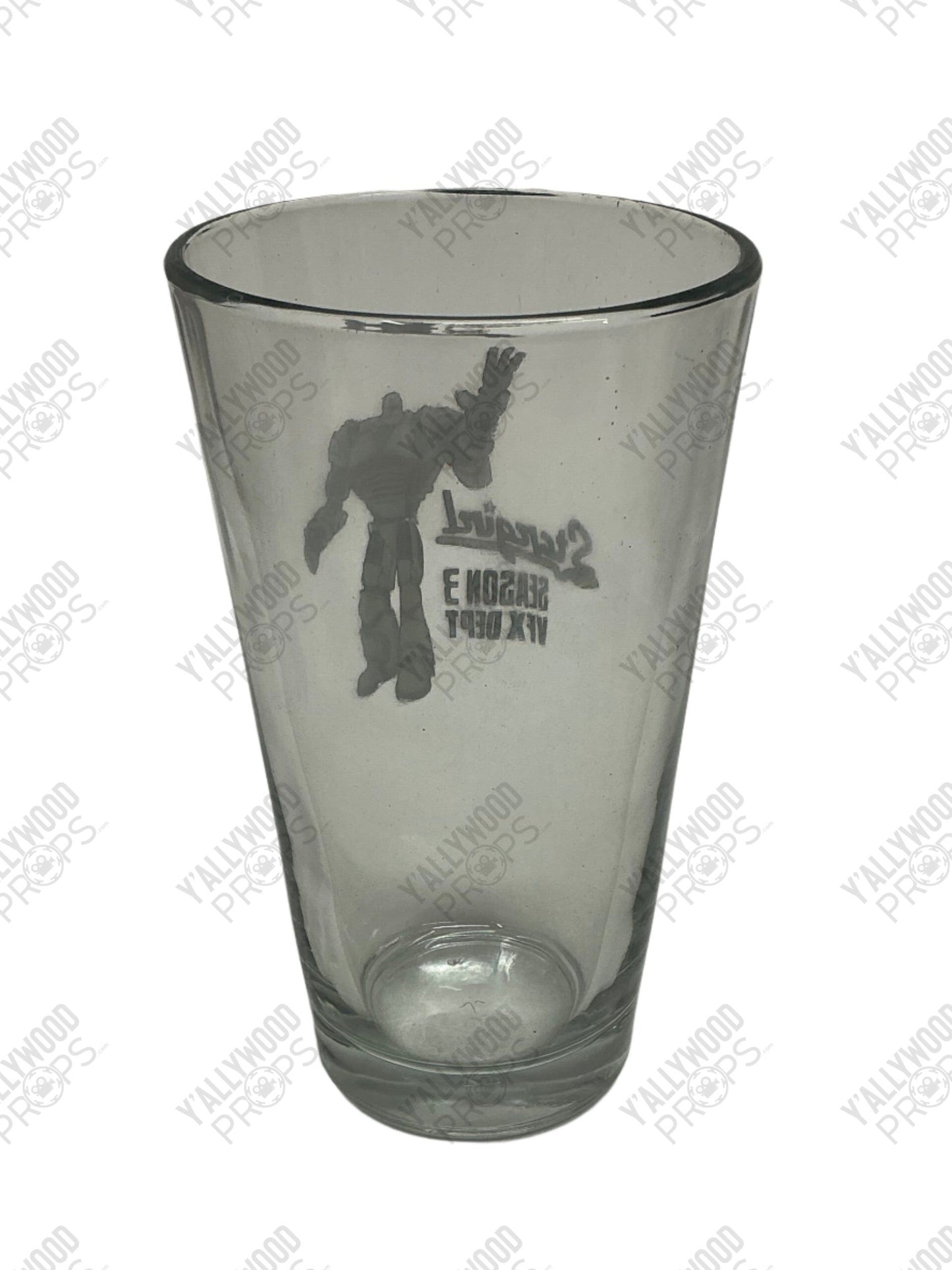 Cast & Crew Gift Pint Glass Stargirl TV Series S3 Movie Prop Y'allywood Props