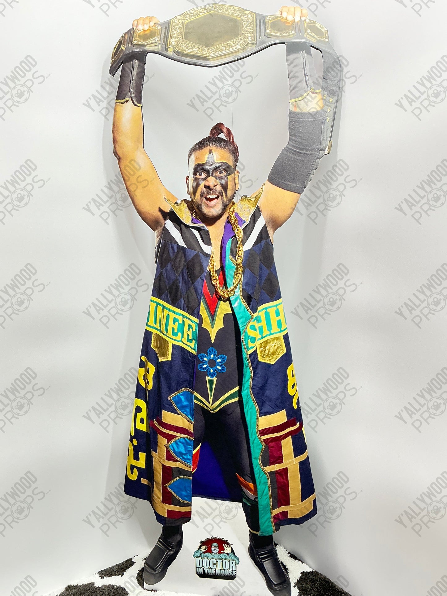 Character Cut Outs Heels (2021) Movie Prop Y'allywood Props Doctor in the House 2'7"x1/2"x6'11"
