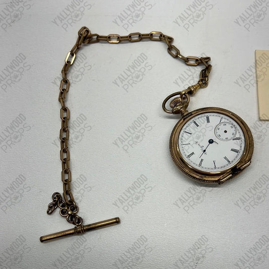 Detective William Burns’ Pocket Watch Killers of the Flower Moon Wardrobe Y'allywood Props