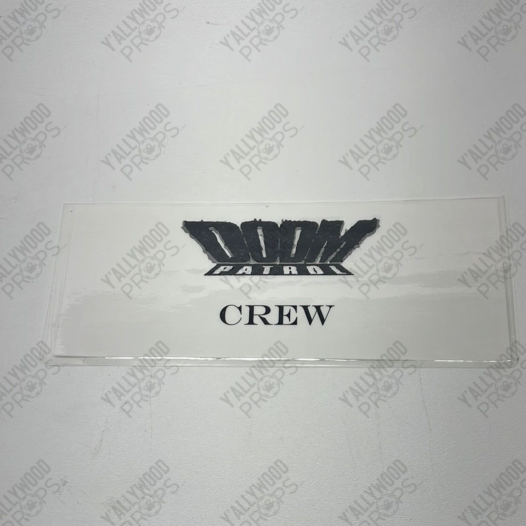 Parking Pass Cast & Crew Doom Patrol Movie Prop Y'allywood Props