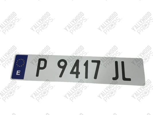 Barcelona License Plates Cobra Kai (2018-2025) Movie Prop Y'allywood Props P 9417 JL