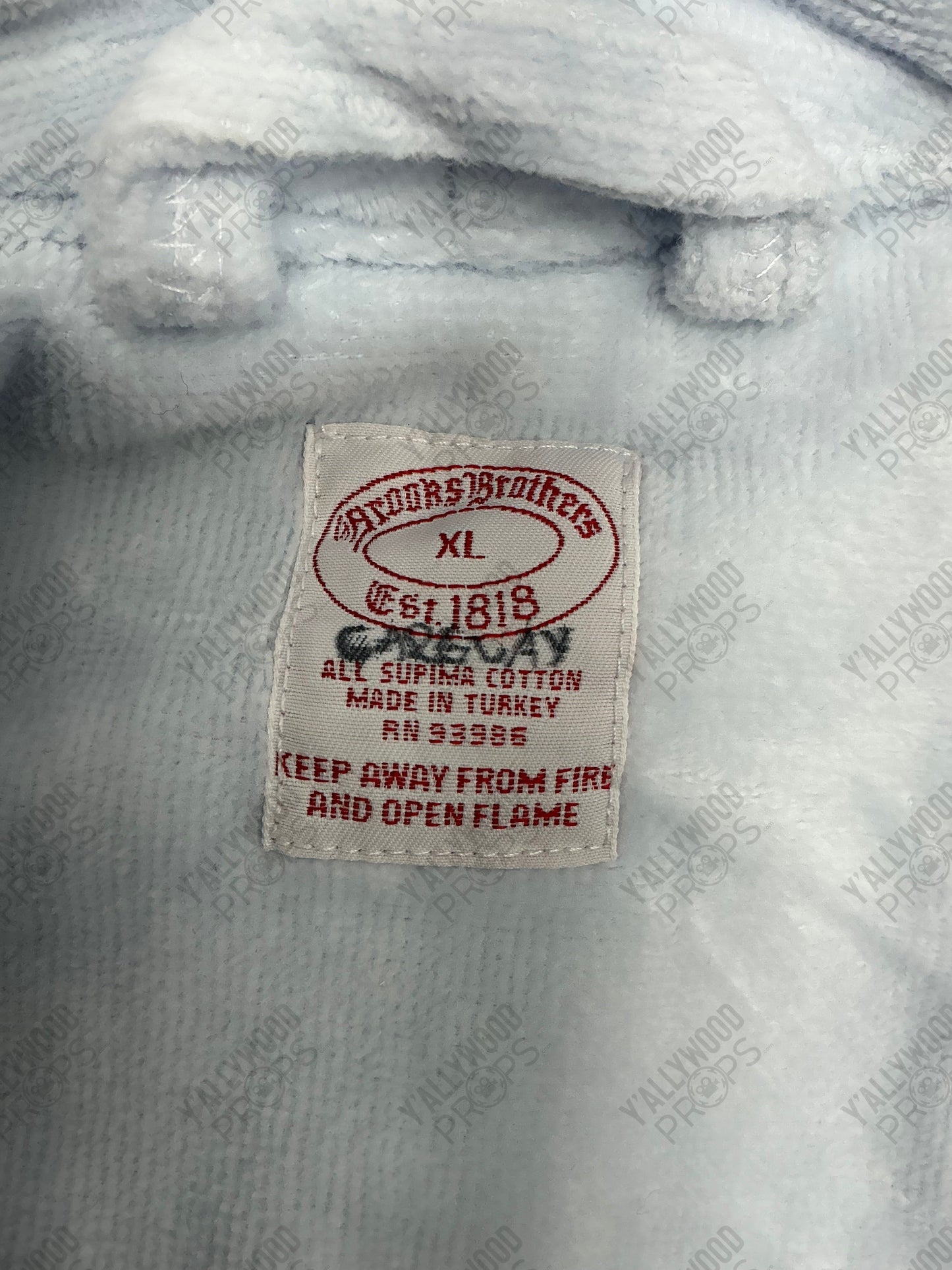 Garguax's Codsville Mountain Resort Robe S3E2 Doom Patrol Wardrobe Y'allywood Props