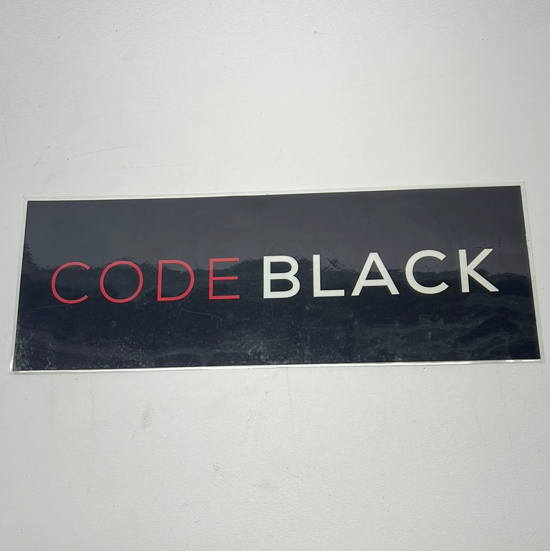 Parking Pass Cast & Crew Code Black Movie Prop Y'allywood Props