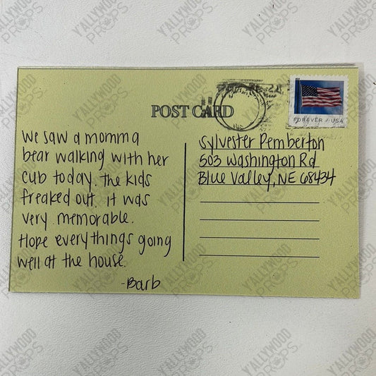 Yellowstone Postcard S3 E1 Stargirl Movie Prop Y'allywood Props