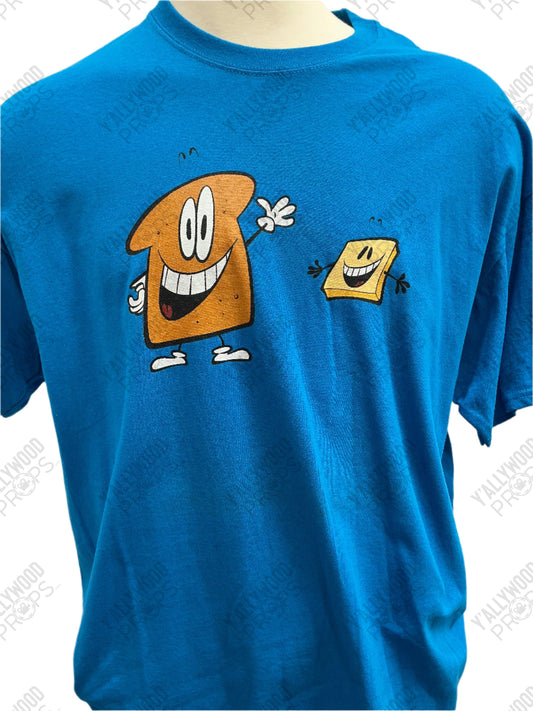 Toast & Butter T-Shirt Woke (2020-2022) Wearable Wardrobe Y'allywood Props Butter n Toast Blue 2XL